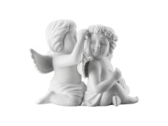 Rosenthal Pair Angels with Wreath 11 cm