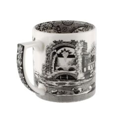 Spode Black Italıan 4Lu Espresso Kahve Fıncan Seti