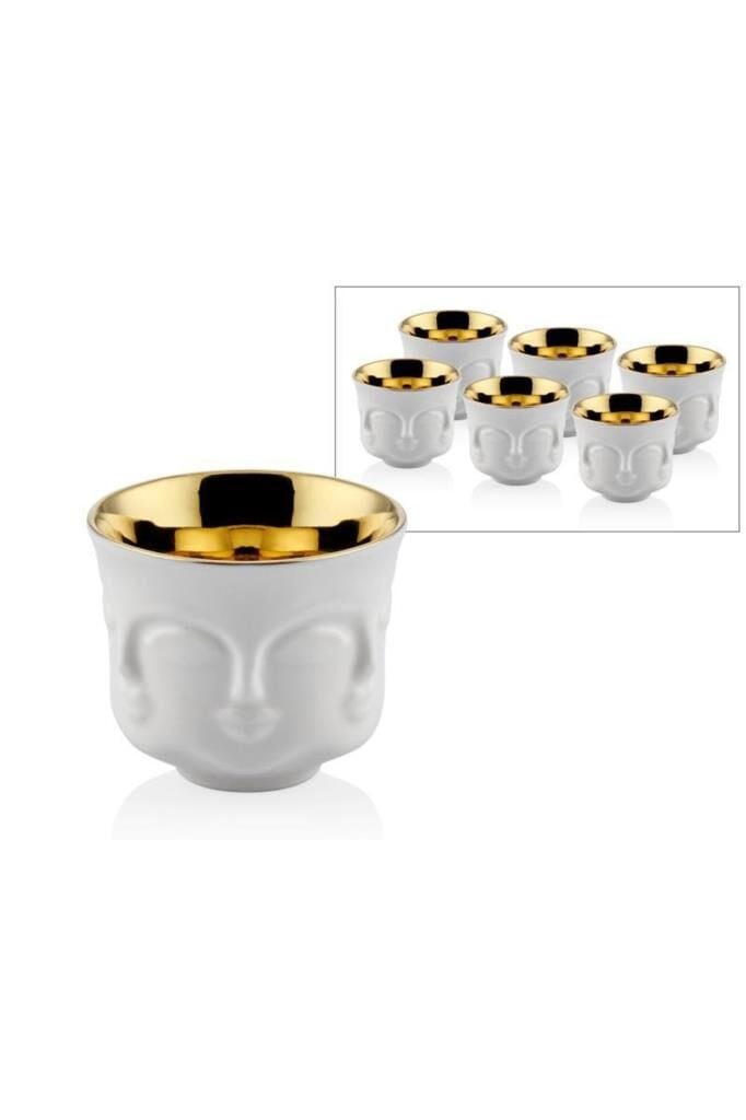 Lamadore White Gold Faces 6Lı Surat Set