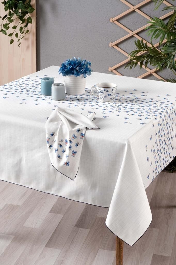 Sarev Leslie Mavi Masa Örtüsü 160*240 Cm