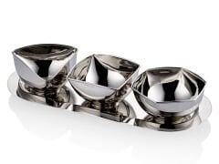 Lamedore Bowls 3Lü Kase Ve Tepsi Seti 35x15cm