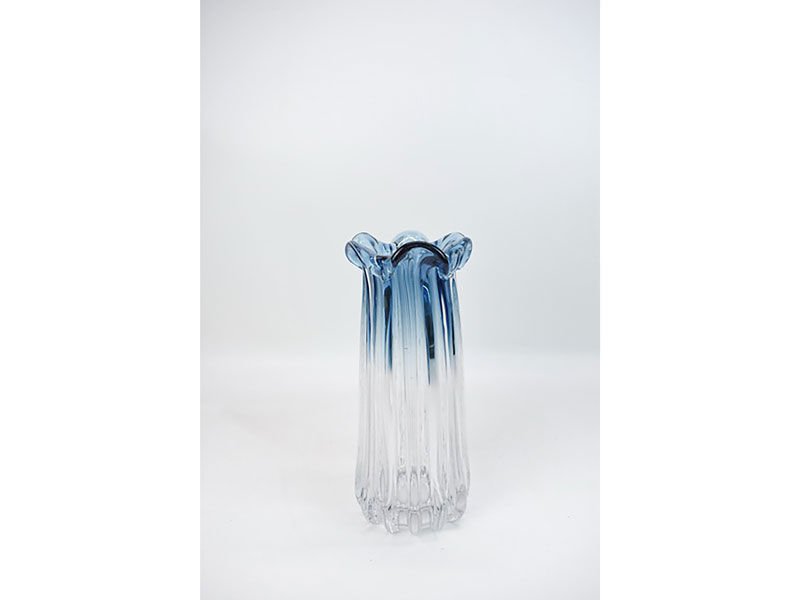Lamedore Fold Büyük Boy Blue Vazo 12x12x32cm