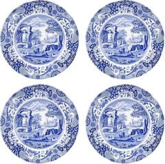 Spode Blue Italıan 4Lu  27 Cm Tabak Seti