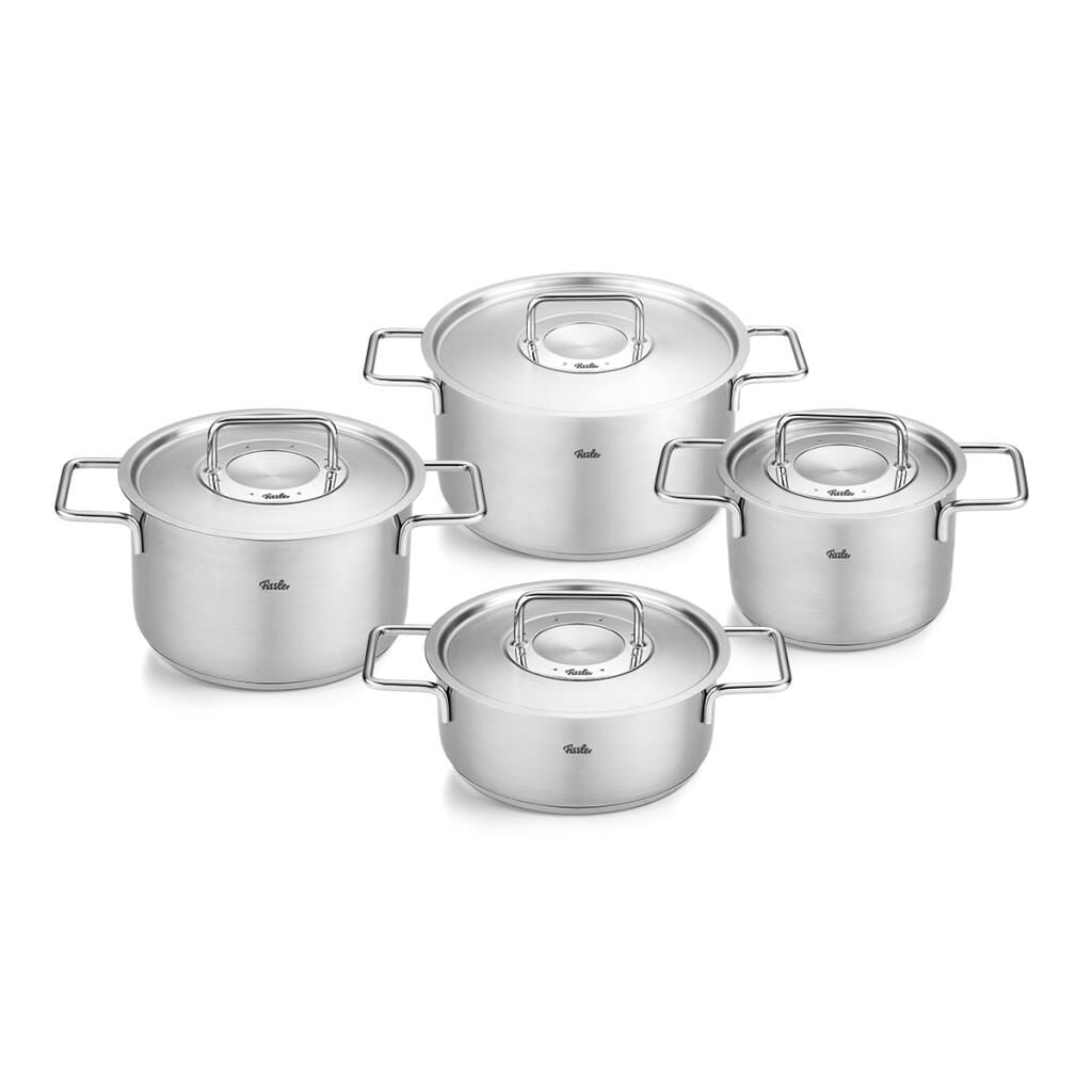 Fissler Pure Coll. Çelik Tencere Seti 8 Parça Metal