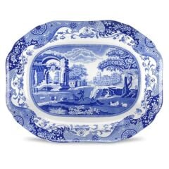 Spode Blue Italian 35 Cm Oval Servis