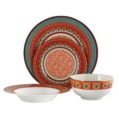 Lucky Art Celeste Bone 24 Parça Yemek Takımı