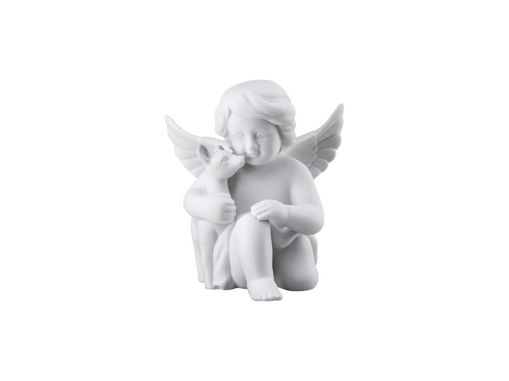Rosenthal Angel with Bambi 10 cm
