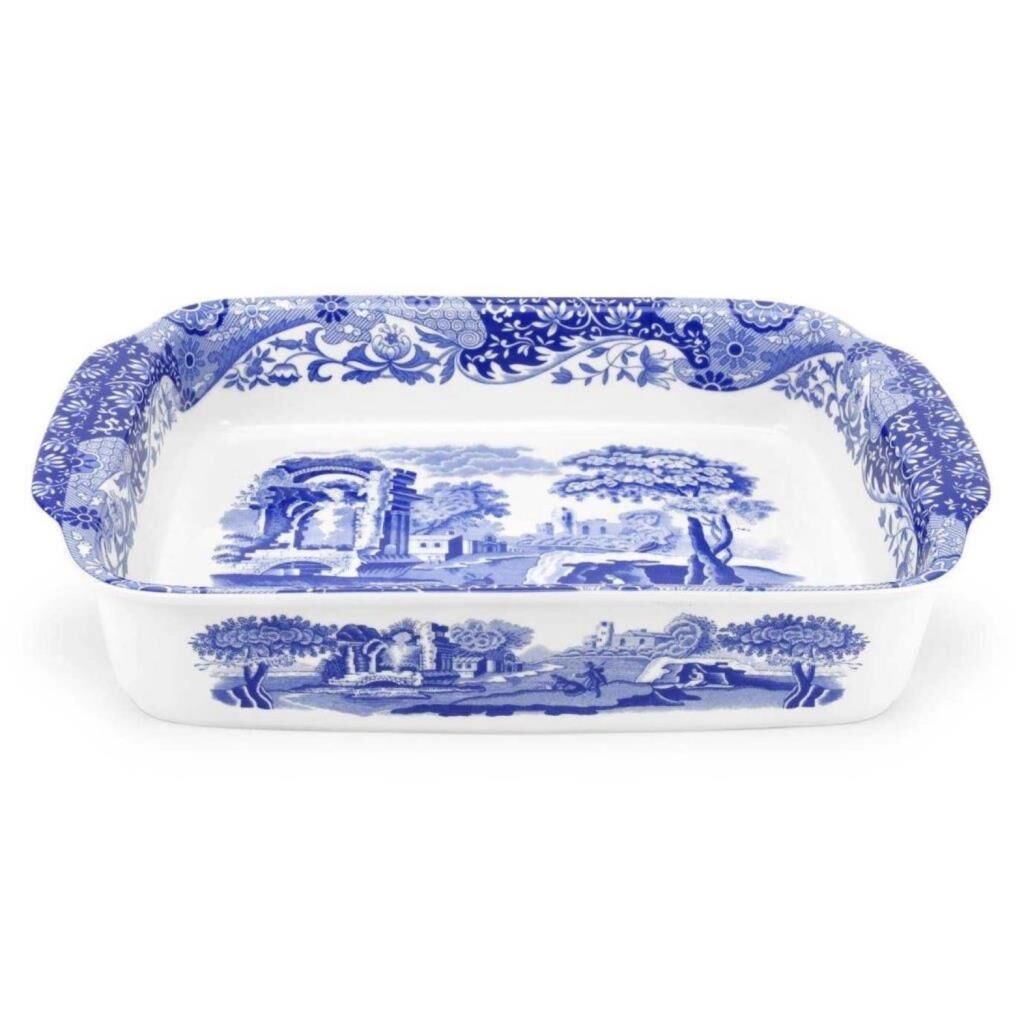 Spode Blue Italian 30 Cm Dikdörtgen Fırın Servis