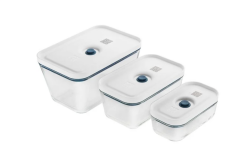 Zwilling Fresh & Save Vakumlu Saklama Kabı Seti-S-M-L/Akdeniz Mavisi