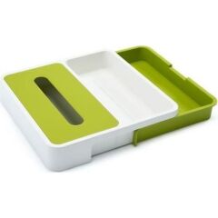 Joseph Joseph 85043 Genişletilebilir Çekmece Düzenleyicisi Beyaz - Yeşil