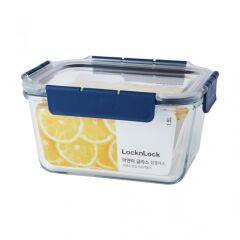LocknLock Top Class Fırın & Saklama Kabı Dörtgen Kilitli 1.5 Lt - Mavi