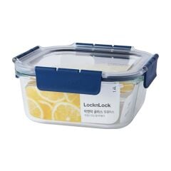 LocknLock Top Class Fırın & Saklama Kabı Dörtgen Kilitli 1.4 Lt - Mavi