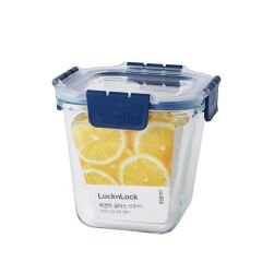 Locknlock Top Class Fırın & Saklama Kabı Dörtgen Kilitli 950ml Mavi