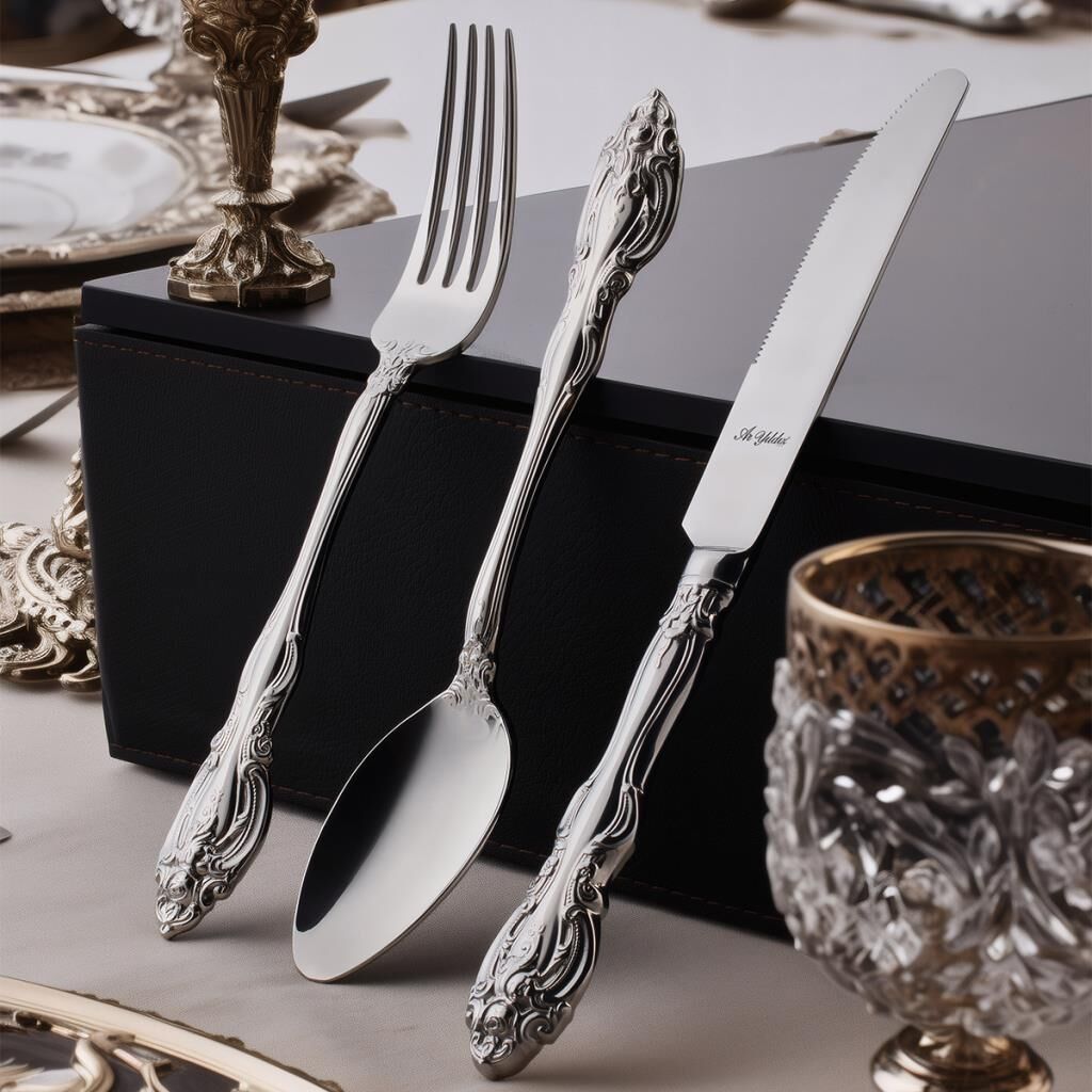 Aryıldız Court 84 Parça Çatal Kaşık Bıçak Seti