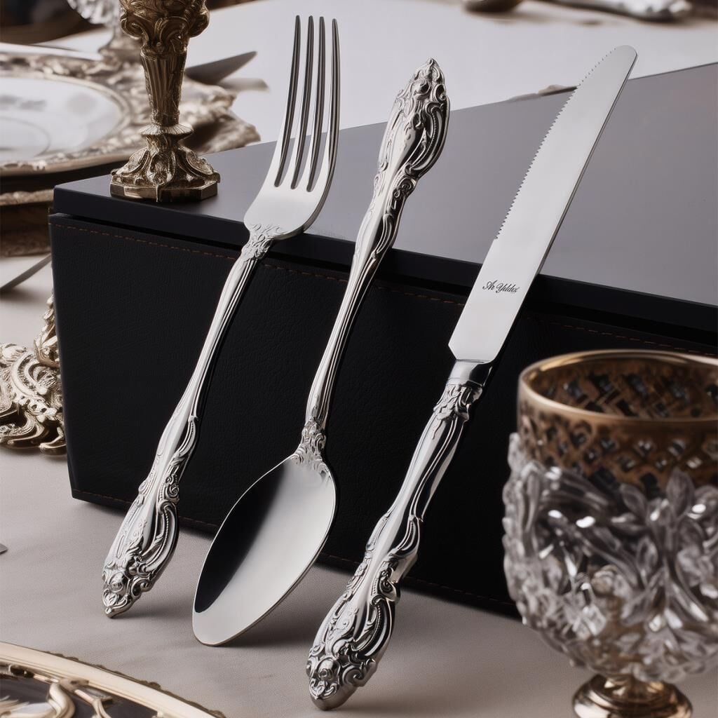 Aryıldız Court 84 Parça Çatal Kaşık Bıçak Seti