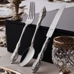 Aryıldız Court 84 Parça Çatal Kaşık Bıçak Seti