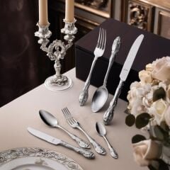 Aryıldız Court 84 Parça Çatal Kaşık Bıçak Seti