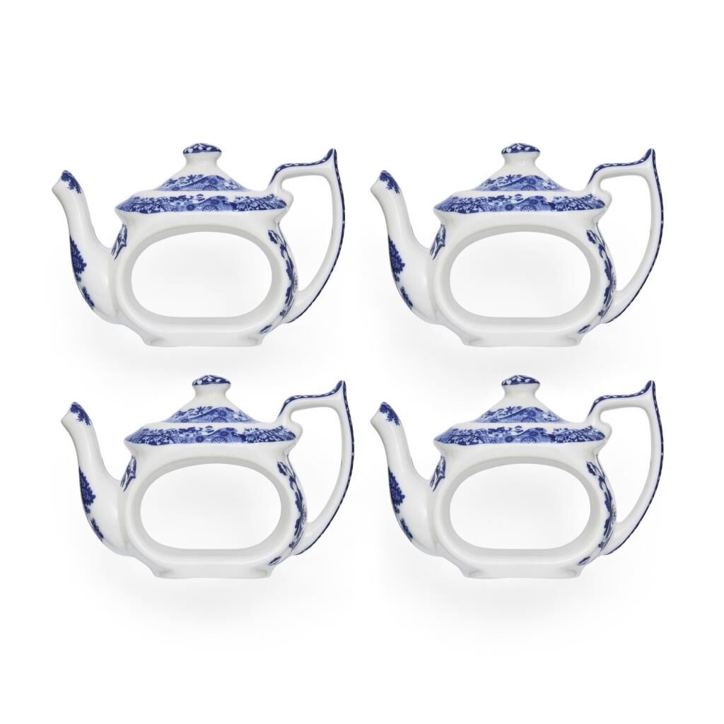 Spode Blue Italıan 4Lu 6.5 Cm Pecete Halkası Seti