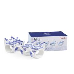 Spode Blue Italıan 4Lu 6.5 Cm Pecete Halkası Seti