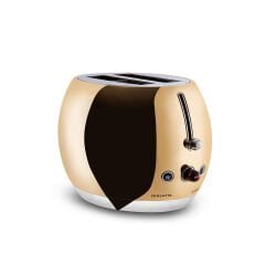 Bugatti Romeo Parlak Altın PVD  Ekmek Kızartma Makinesi