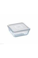 Pyrex Kare Kapaklı Saklama Kabı 0,85 L