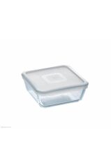 Pyrex Kare Kapaklı Saklama Kabı 0,85 L