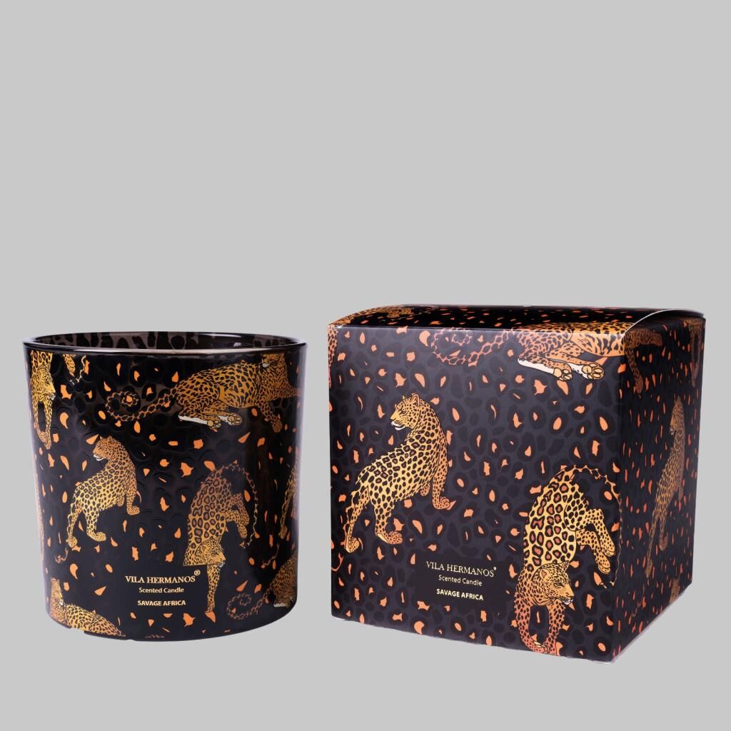 Sarev Leopard Savage Afrıca Candle 650G Mum, Standart