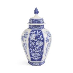 Spode Blue Italıan 38 Cm  Floral Vazo