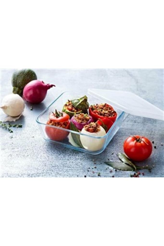 Pyrex 219P001/7044 Kare Kapaklı Saklama Kabı 2 L