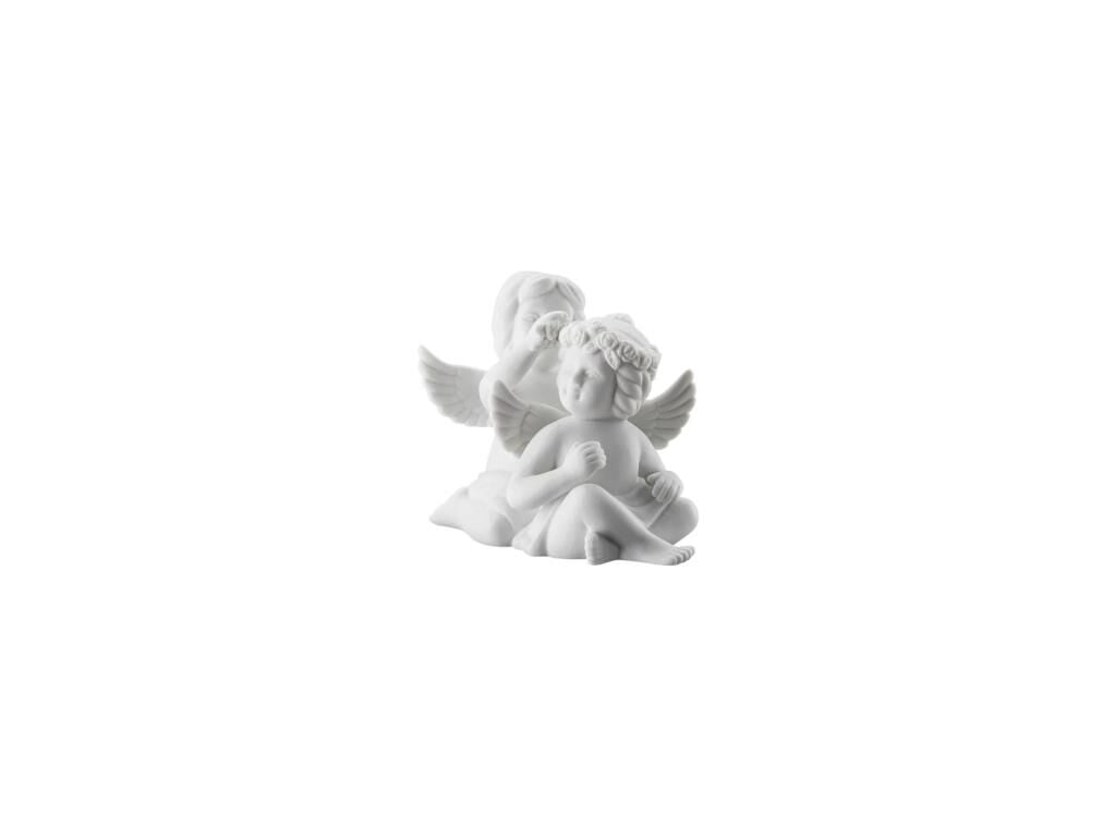 Rosenthal Pair Angels with Wreath 6 cm