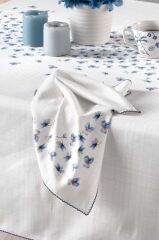 Sarev Leslie Mavi 2'Li Peçete 45*45 Cm