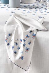 Sarev Leslie Mavi 2'Li Peçete 45*45 Cm