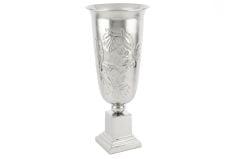 Mikasa Moor Silver Ayaklı Metal Vazo 22x52cm