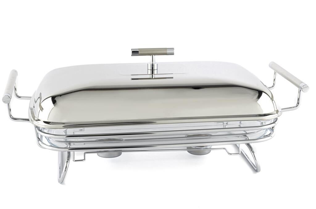 Mikasa Moor Perle Çelik Kapaklı Dik Isıtıcılı Servis 47x25x19cm