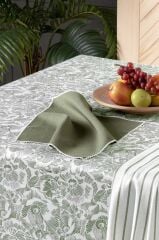 Sarev Rika Yeşil 2'Li Peçete 45*45 Cm