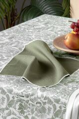 Sarev Rika Yeşil 2'Li Peçete 45*45 Cm