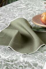 Sarev Rika Yeşil 2'Li Peçete 45*45 Cm