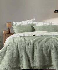 Sarev Launa Yatak Örtüsü Tek Kişilik %100 Pamuk