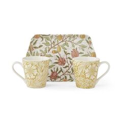 Spode Morrıs & Co Marıgold Kupa Ve Tepsı Seti 180 Ml