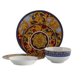 Lucky Art Lılıan Bone 24 Parça Yemek Takımı