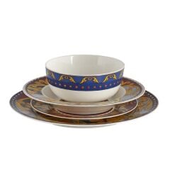 Lucky Art Lılıan Bone 24 Parça Yemek Takımı