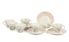 Mikasa Moor Bird Garden Yavru Ağzı 6lı Kahve Fincan Seti 90cc
