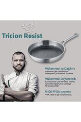 Berndes Tricion Pro İndüksiyonlu Paslanmaz Çelik Tava 28 Cm