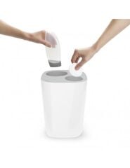 Joseph Joseph Split Banyo Atık Ayırma Ve Geri Dönüşüm Kutusu 8 Litre Beyaz/Gri 70514