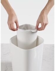 Joseph Joseph Split Banyo Atık Ayırma Ve Geri Dönüşüm Kutusu 8 Litre Beyaz/Gri 70514
