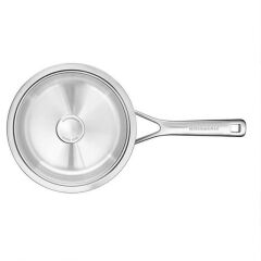 Kitchenaid 3-Kat Paslanmaz Çelik Kapaklı Tava 24 Cm