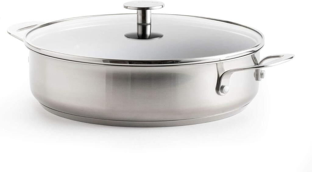 Kitchenaid Çelik 3 Katlı Kısa Tencere 26 cm / 3.6 L (CC005155-001)