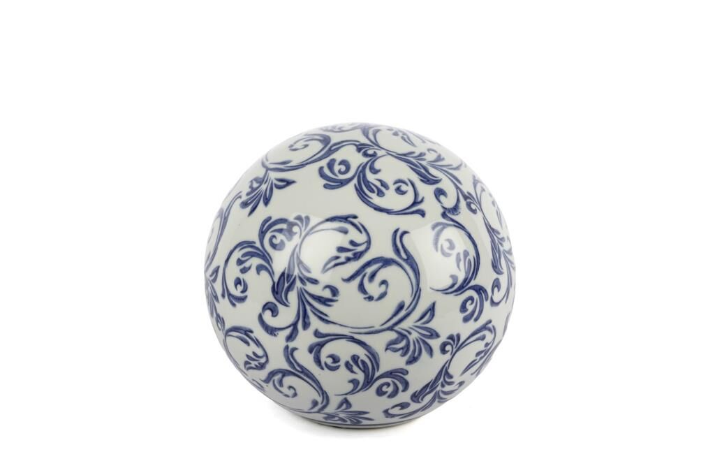 Mikasa Moor Blue Blanc Dek Top Obje 20x20cm