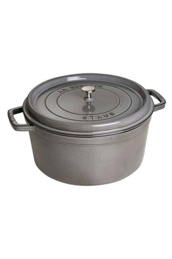 Staub La Cocotte 30 Cm Gri Döküm Tencere