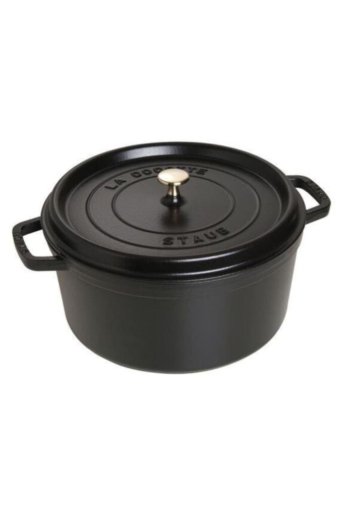 Staub La Cocotte 30 Cm Siyah Döküm Tencere